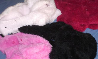 %100 Polyesterli Velsoft Renkli Kırpıntı